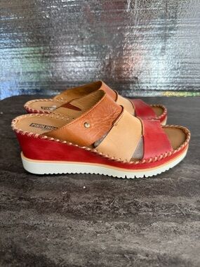 PIKOLINOS Aguadulce Strappy Wedge Sandals - Size 40